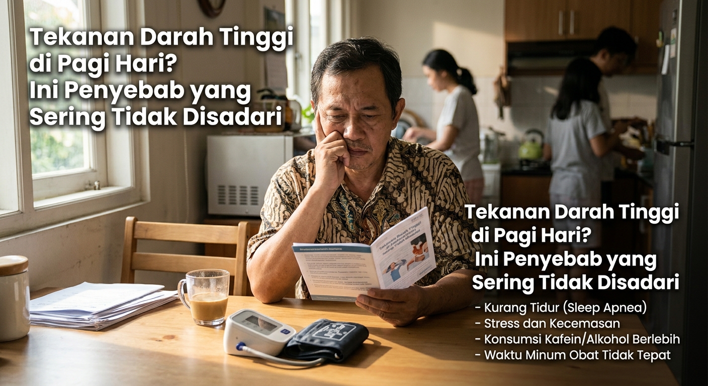 Tekanan Darah Tinggi di Pagi Hari? Ini Penyebab yang Sering Tidak Disadari