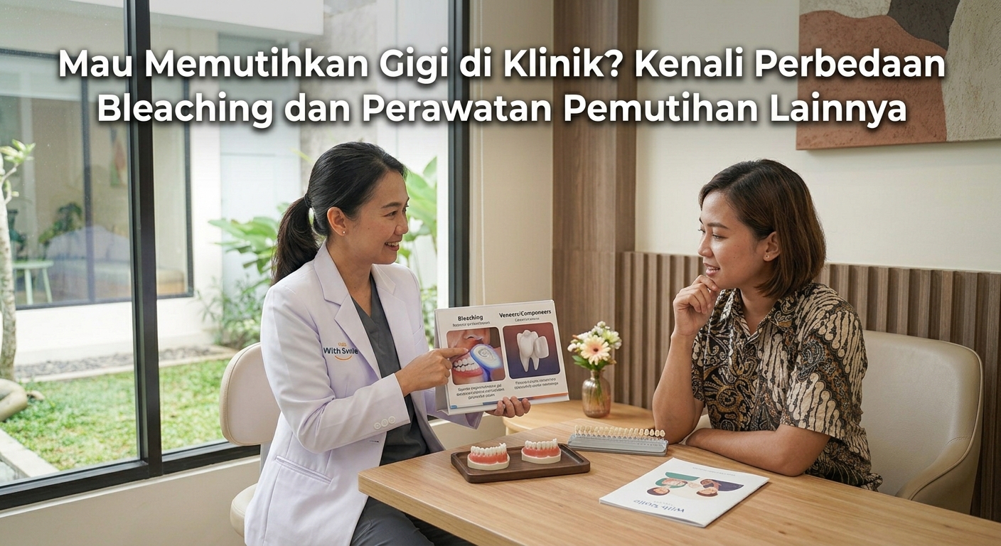 Mau Memutihkan Gigi di Klinik? Kenali Perbedaan Bleaching dan Perawatan Pemutihan Lainnya